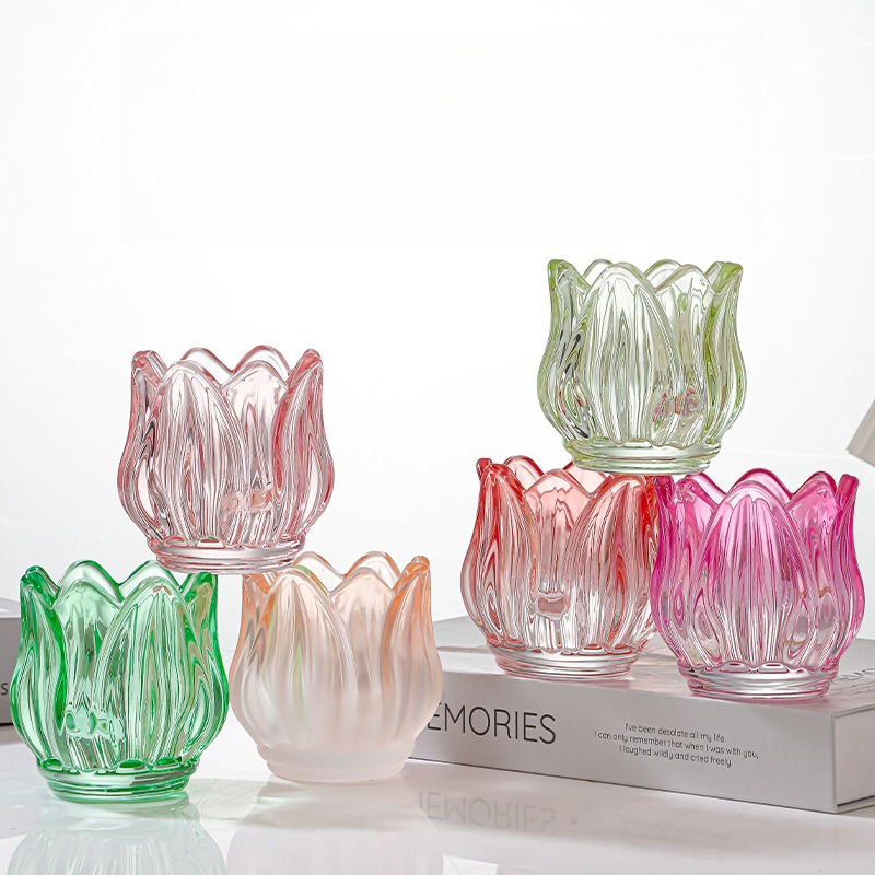 Candle Making Glass - Cam Lale Mumluk, Atmosfer Dekorasyonu, Fotoğraf