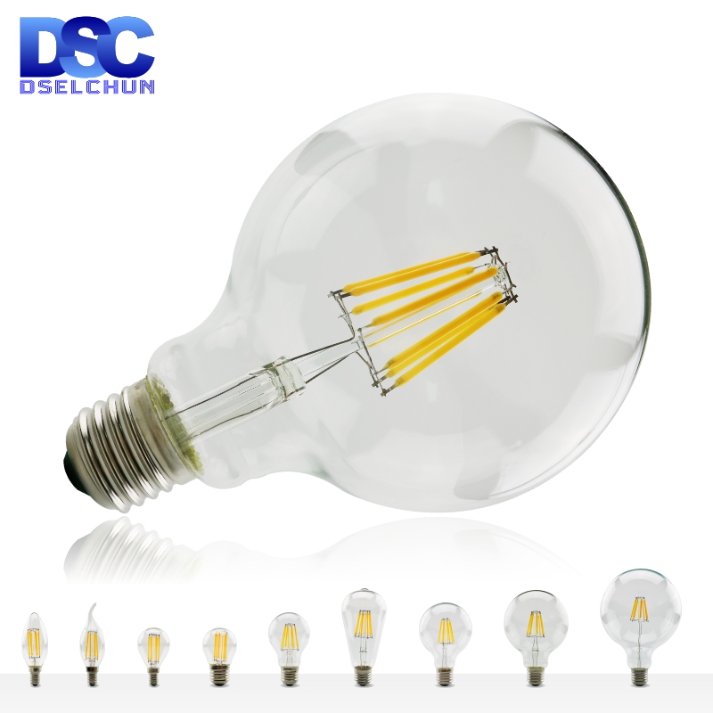 Candle Making Glass - LED Filament Ampul E27 E14 Retro