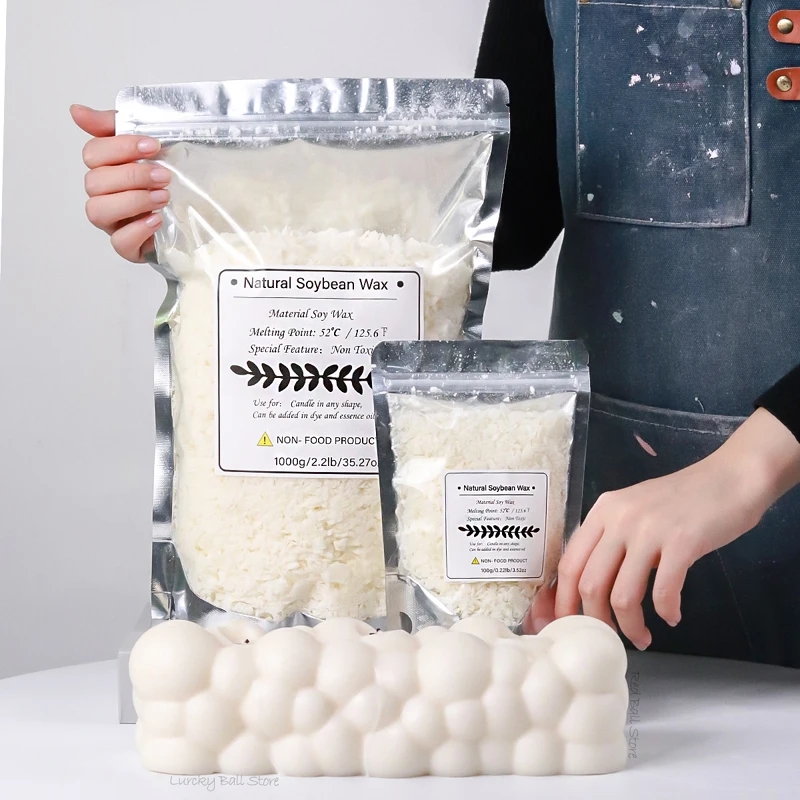 1000g 500g 250g 100g Doğal Soy - Candle Making Soy Wax incelemesi ve fiyatı