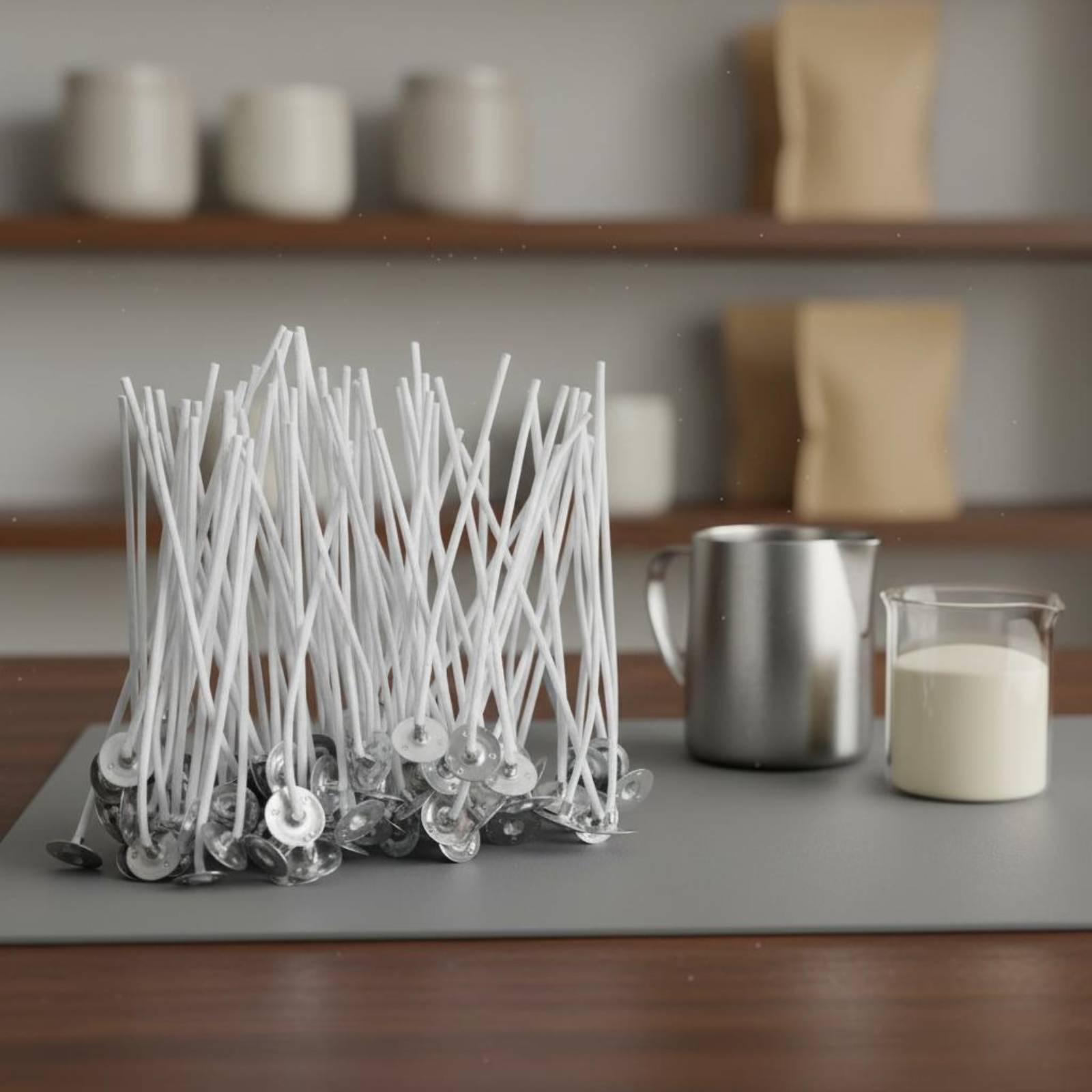 50 Parça Pamuklu Mum Fitili Te - Cotton Wick Pre Tabbed incelemesi ve fiyatı