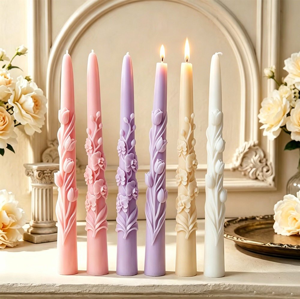 Uzun Saplı Çiçek Şeklinde Mum  - Candle Making Soy Wax incelemesi ve fiyatı