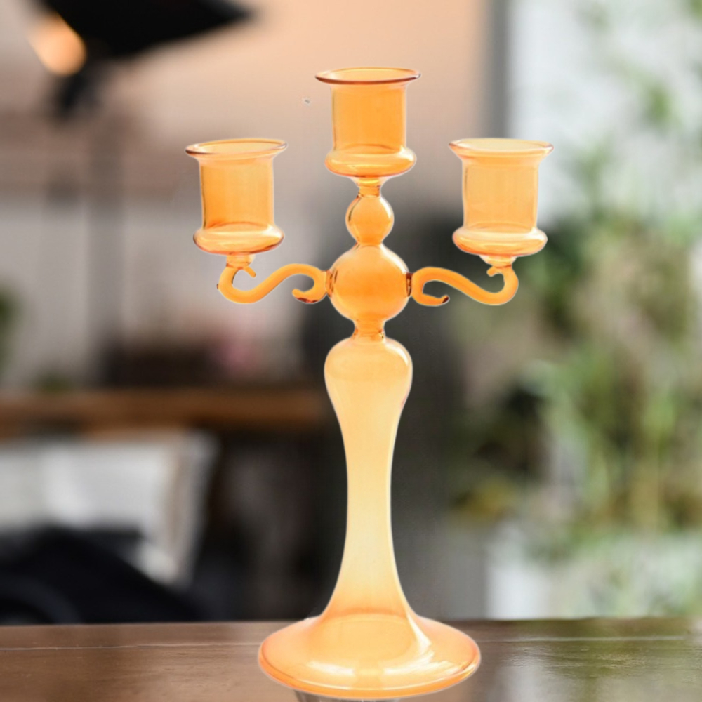 3 Başlı Retro Şeffaf Şamdanlar - Candle Making Glass incelemesi ve fiyatı