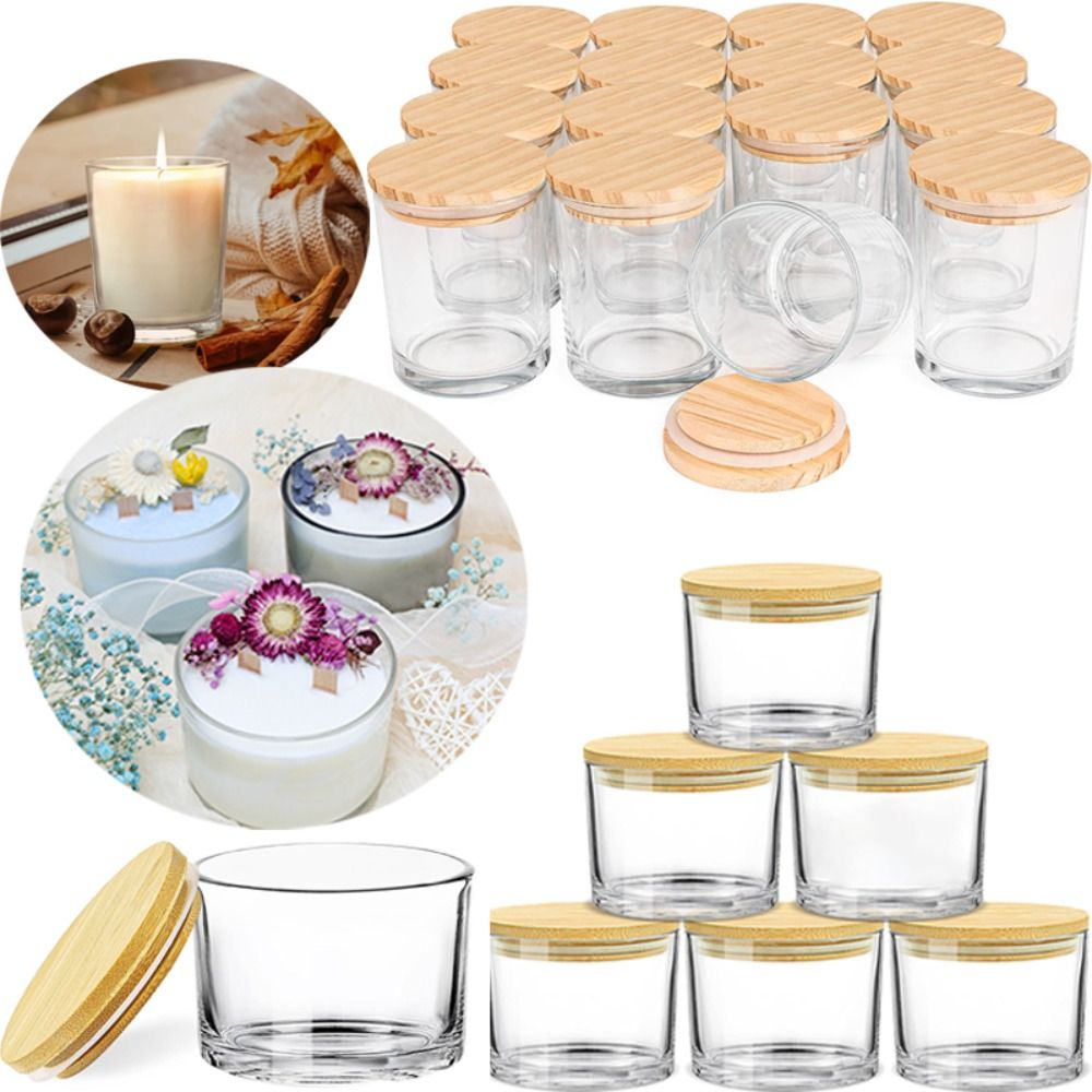 Şeffaf Cam Mum Kavanozları Küç - Candle Making Glass incelemesi ve fiyatı