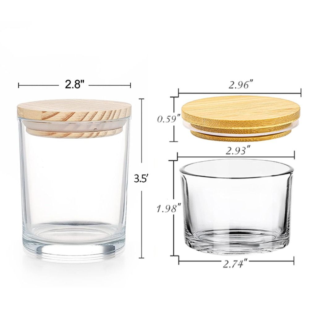 Şeffaf Cam Mum Kavanozları Küç - Candle Making Glass incelemesi ve fiyatı