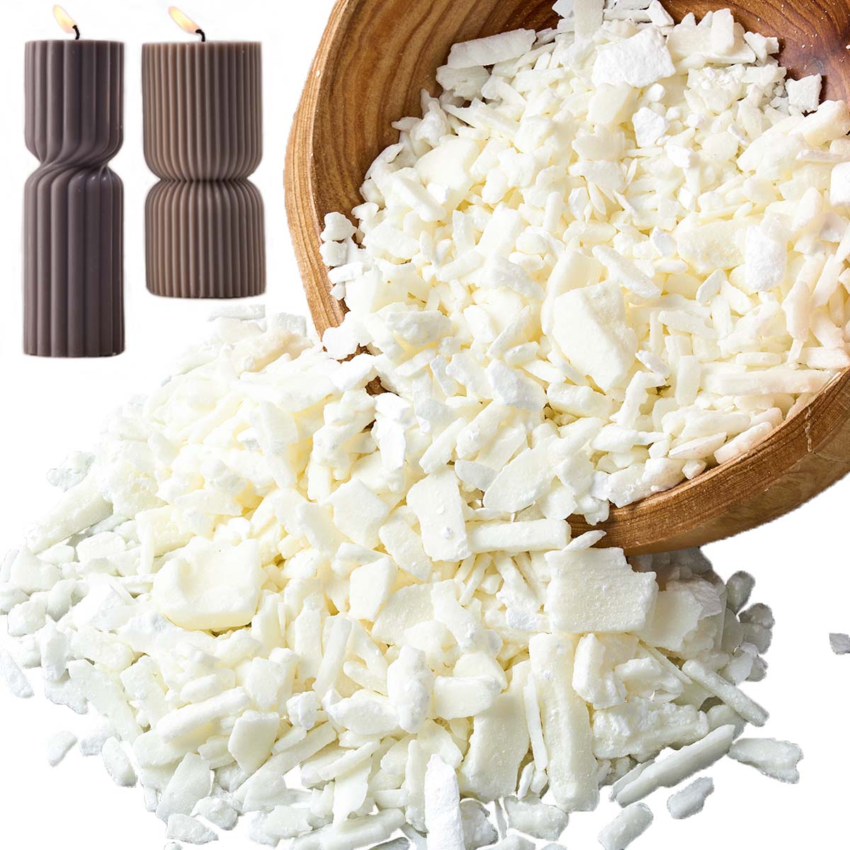 1 Pound Saf Beyaz Soya Balmumu - Candle Making Soy Wax incelemesi ve fiyatı