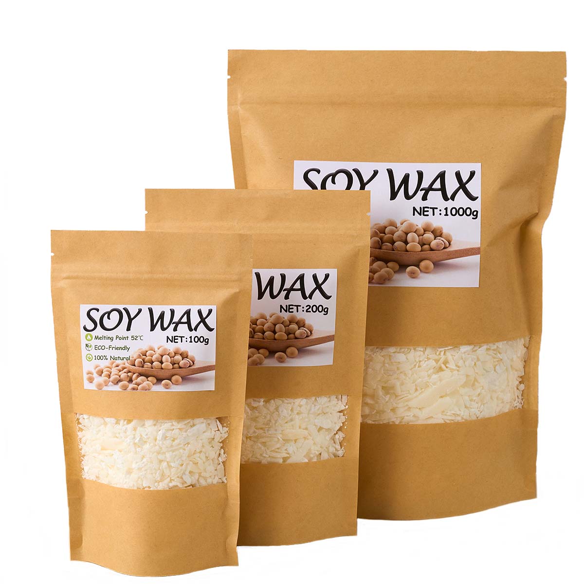 1 Pound Saf Beyaz Soya Balmumu - Candle Making Soy Wax incelemesi ve fiyatı