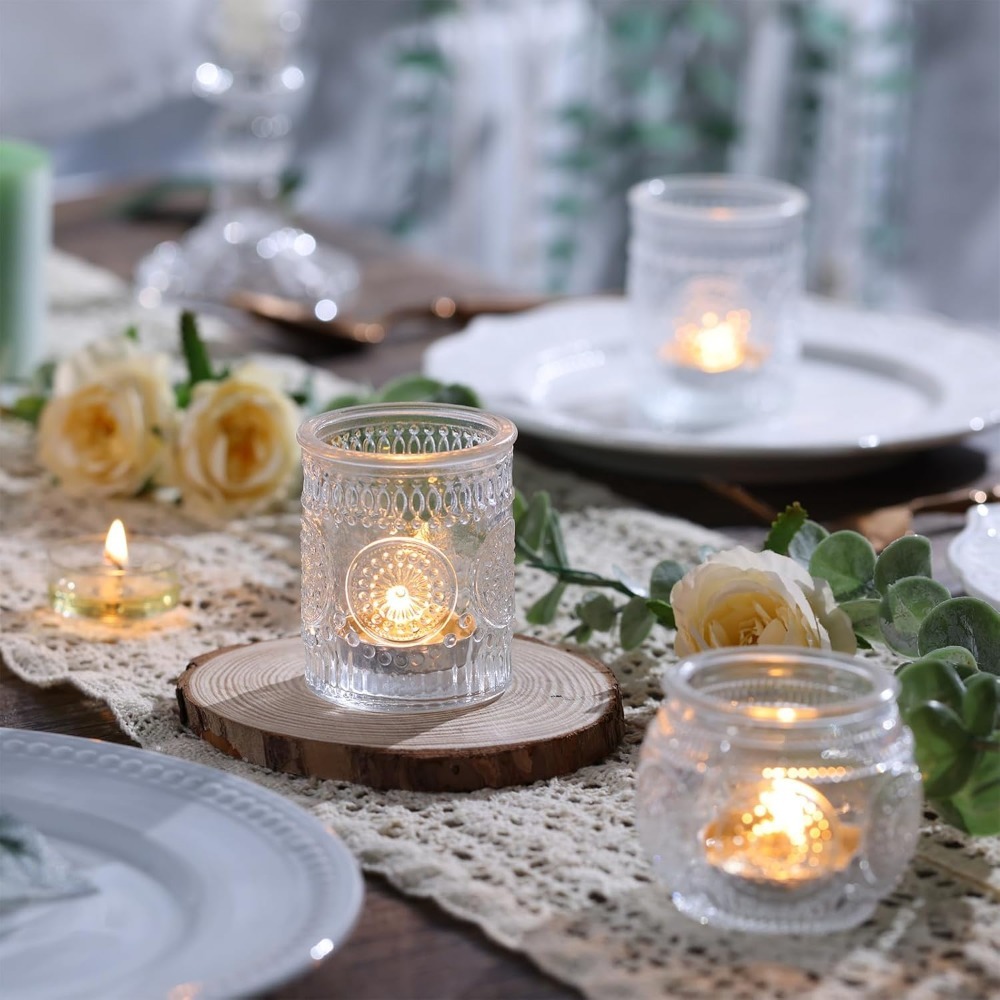 Vintage Kabartmalı Cam Tealigh - Candle Making Glass incelemesi ve fiyatı