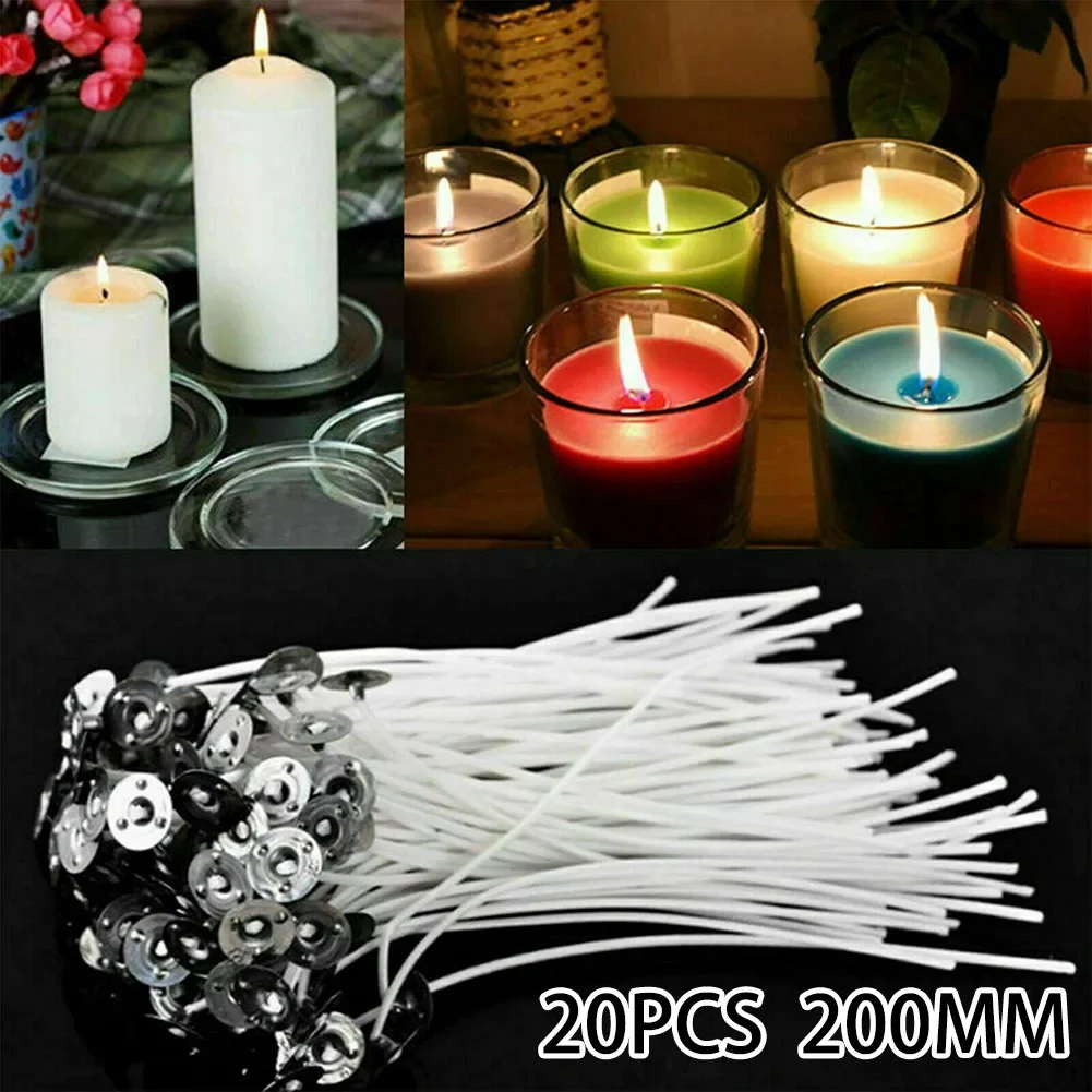 20 adet Dumansız Mum Fitilleri - Cotton Wick Pre Tabbed incelemesi ve fiyatı