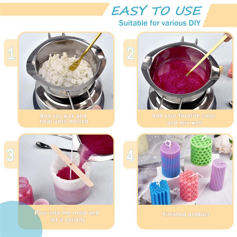 100/500g/1 kg Saf Soya Balmumu - Candle Making Soy Wax incelemesi ve fiyatı
